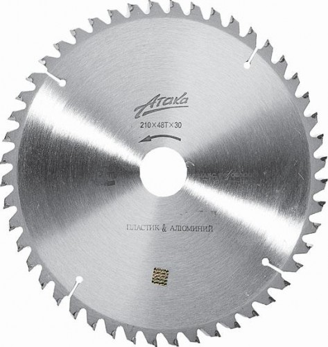 Пильный диск по алюминию АТАКА 250х80тх30 мм 8077880