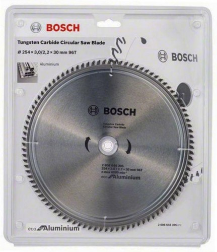 Пильный диск по алюминию BOSCH 254х96х30 Eco for Aluminium 2608644395