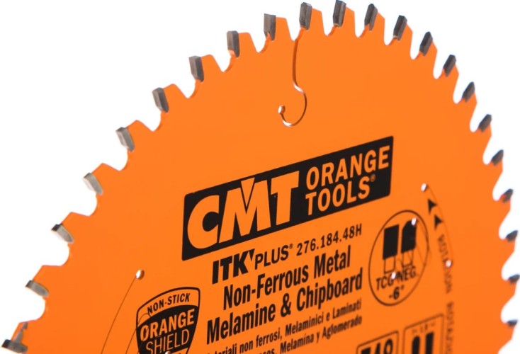 Пильный диск по алюминию СМТ 184x1.8/1.2x20Z48T CGNEG-6° 276.184.48H - изображение 2