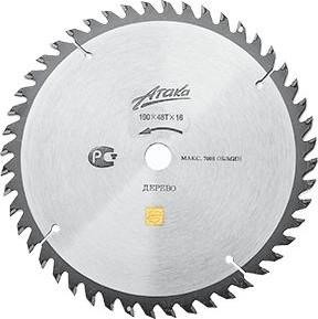 Пильный диск по дереву АТАКА 160х48тх20 мм тонкий 8078520