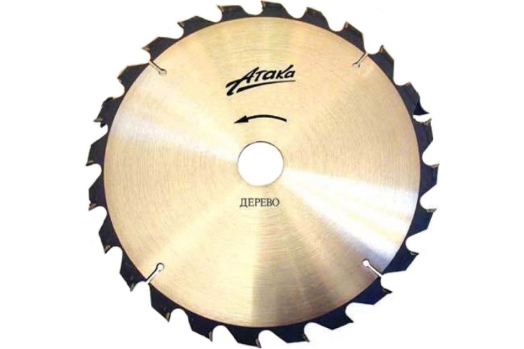 Пильный диск по дереву АТАКА 184*40T*16 профи 8078570