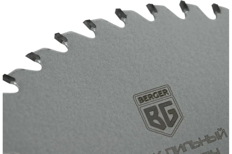 Пильный диск по дереву BERGER BG1655 и ДСП чистый рез 190x30/25.4/20/16x48z, 2.6/1.8 мм - изображение 2