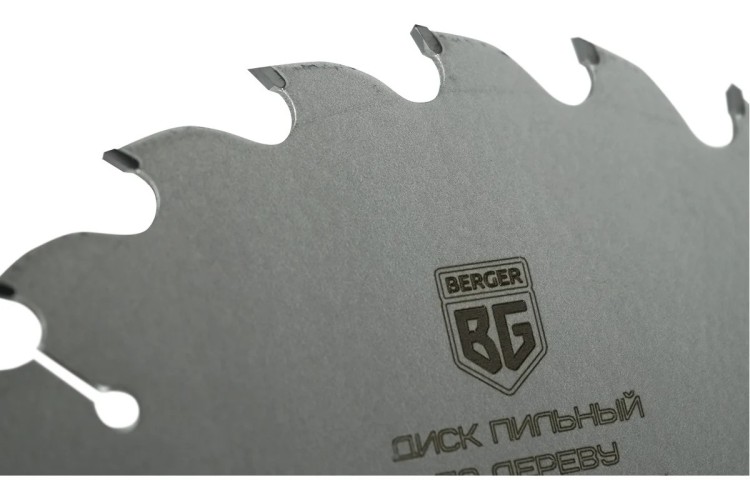 Пильный диск по дереву BERGER BG1647 и ДСП быстрый рез 200x30/25.4/20/16x24z, 2.8/2.0 м - изображение 2