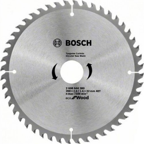 Пильный диск по дереву BOSCH 200х48х32 мм ECO WO 2608644380