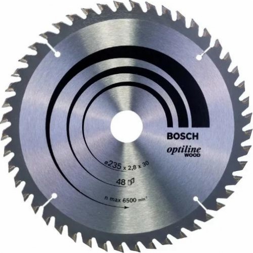 Пильный диск по дереву BOSCH 235х48х30 Standart Wood 2608640727