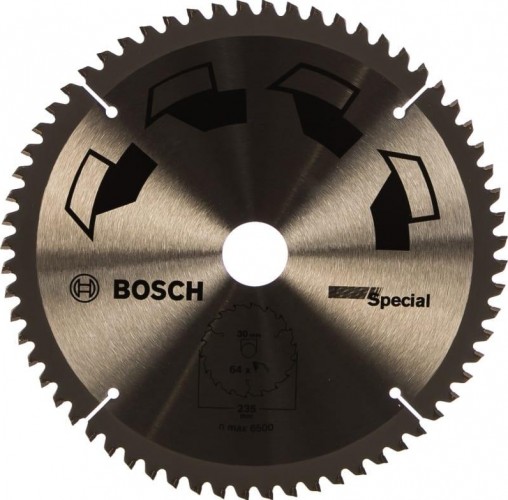 Пильный диск по дереву BOSCH 250x30 64T SPECIAL 2609256895