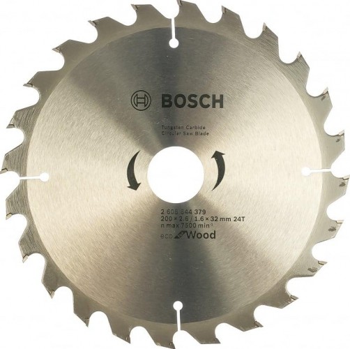 Пильный диск по дереву BOSCH ECO WOOD 200x32-24T 2608644379
