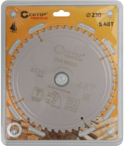 Пильный диск по дереву Cutop Profi plus 48Т, 230х1,6/2,4х32/30/25,4/20 мм с тефлоновым пок 75-23048Т - изображение 2