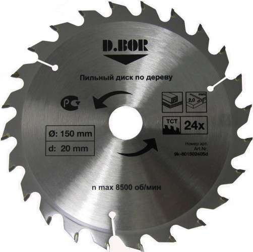 Пильный диск по дереву D.BOR 210х60тх30/25,4 D-9K-802106005D