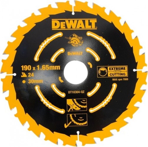 Пильный диск по дереву DeWALT 190х24тх30 мм. Extreme DT10304-QZ DT10304-QZ