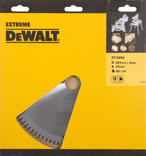 Пильный диск по дереву DeWALT 250х96тх30 мм EXTREME WORKSHOP DT4282-QZ DT4282-QZ