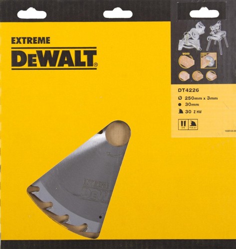 Пильный диск по дереву DeWALT 250х30тх30 мм. Extreme DT4226-QZ DT4226-QZ