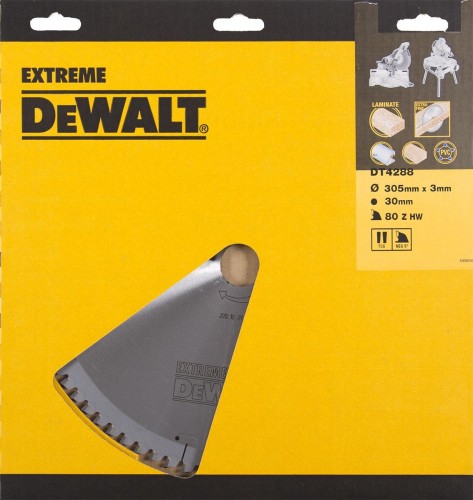 Пильный диск по дереву DeWALT 305х80тх30 мм EXTREME WORKSHOP DT4288-QZ DT4288-QZ