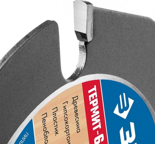 Пильный диск по дереву для УШМ ЗУБР Термит-6 115х22,2мм, 6 резцов, усиленный 36858-115 - изображение 2