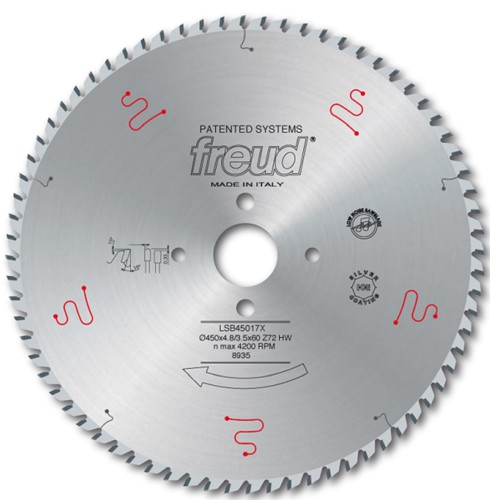 Пильный диск по дереву Freud LSB45017X 450х4,8х60 Z72, HM