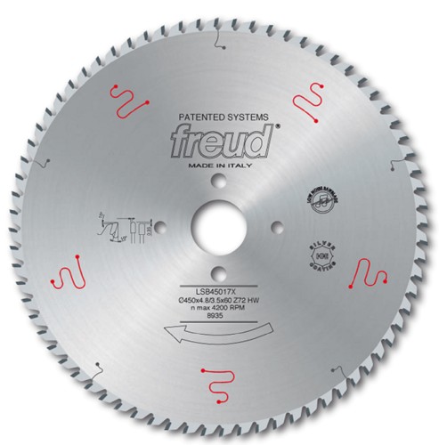 Пильный диск по дереву Freud LSB36002X 360х4,4х65 Z72, HM