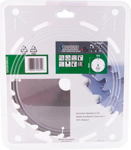 Пильный диск по дереву MAKITA E-01909 efficut 235x30х1.5x24t - изображение 3