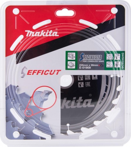 Пильный диск по дереву MAKITA E-01909 efficut 235x30х1.5x24t - изображение 2