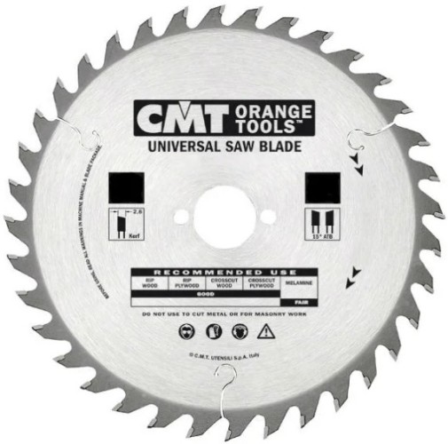 Пильный диск по дереву СМТ 140X20X2,4/1,415°15°ATBZ=20 291.140.20H