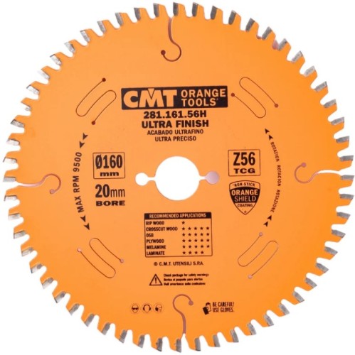 Пильный диск по дереву СМТ 160X20X2,2/1,615°15°ATBZ=56 292.160.56H