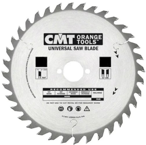 Пильный диск по дереву СМТ 180X30X2,6/1,620°10°ATBZ=24 291.180.24M