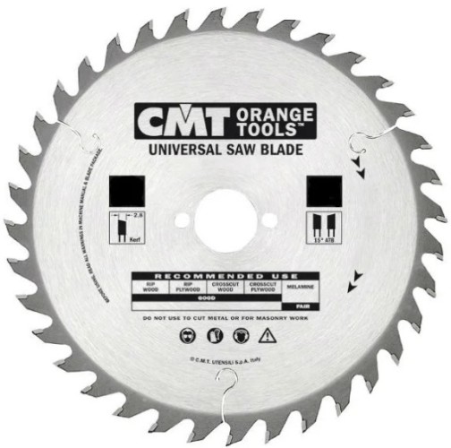 Пильный диск по дереву СМТ 190X16X2,6/1,620°10°ATBZ=24 291.190.24E