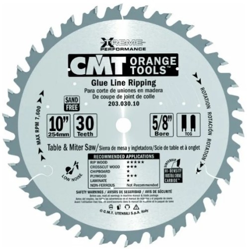 Пильный диск по дереву СМТ 254х3,2/2,2х30Z=30 203.030.10M