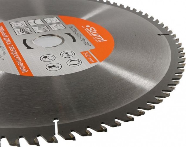 Пильный диск по дереву Sturm 9020-305-30-80T 305x30x80 зубьев, твердосплавные напайки - изображение 3