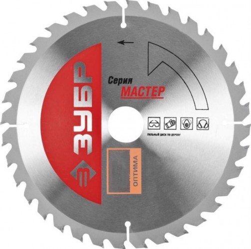 Пильный диск по дереву ЗУБР Оптимальный рез 250x32мм 40т 36912-250-32-40_z01
