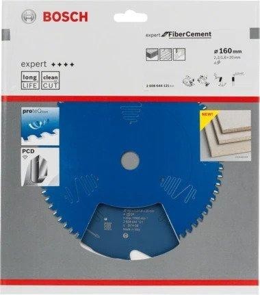 Пильный диск по фиброцементу BOSCH 160х4х20 Expert for Fiber Cement 2608644121 - изображение 2