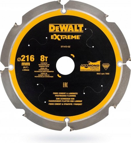 Пильный диск по фиброцементу DeWALT 216х8тх30 мм Extreme DT1473-QZ DT1473-QZ