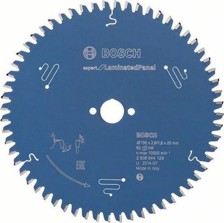 Пильный диск по ламинату BOSCH 190х60х20 мм Expert for Laminated Panel 2608644129