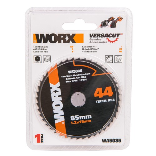 Пильный диск по металлу Worx WA5035 44T HSS 85х1,2х15 мм WA5035 - изображение 2