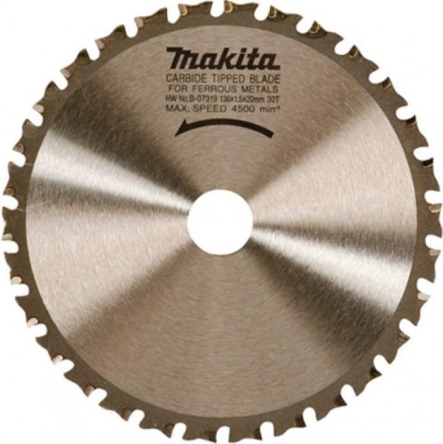 Пильный диск по стали MAKITA 136x20x1.5x30T для металла B-07319