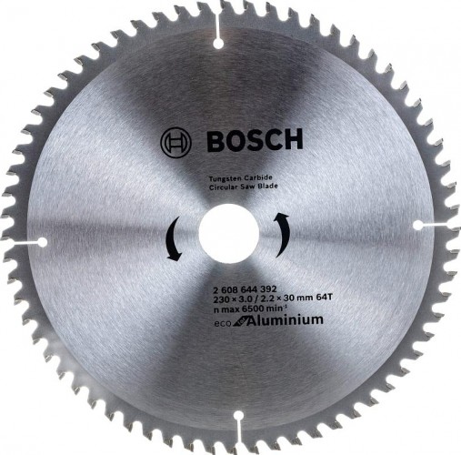 Пильный диск универсальный BOSCH ECO ALU/Multi 230x30-64T 2608644392