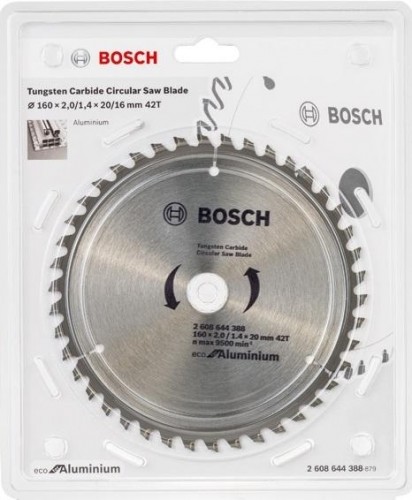 Пильный диск универсальный BOSCH 160х42х20/16   Aluminium for Eco 2608644388