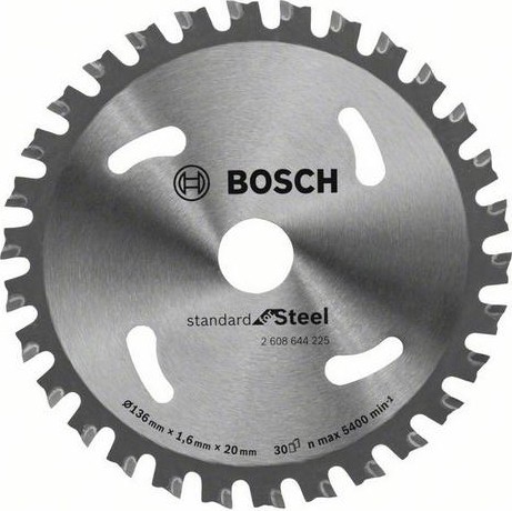 Пильный диск универсальный BOSCH 136х30х20 мм STANDARD FOR STEEL 2608644225