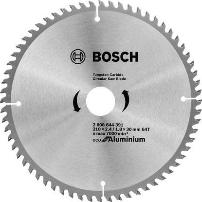 Пильный диск универсальный BOSCH 210х64х30 ECO ALU/Multi 2608644391
