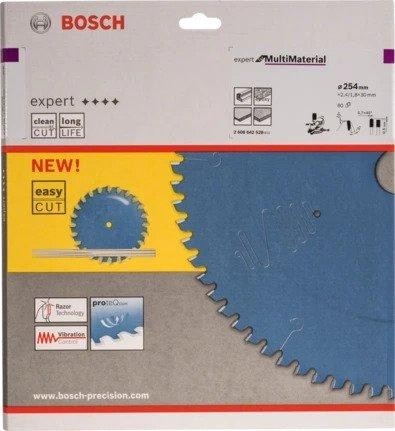 Пильный диск универсальный BOSCH 254х80х30 MULTI MATERIAL 2608642528 - изображение 2
