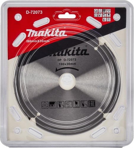 Пильный диск универсальный MAKITA D-72073 для цементноволокнистых плит, 190x30x1.4x4t - изображение 2