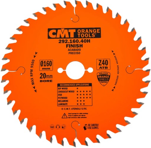 Пильный диск универсальный СМТ 160X20X2,2/1,6-6°TCGZ=40 296.160.40H