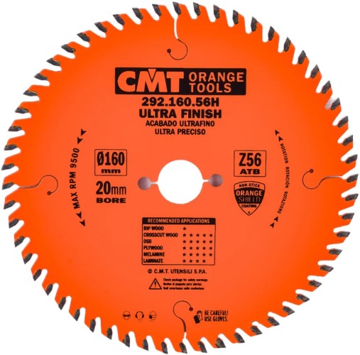 Пильный диск универсальный СМТ 160X20X2,2/1,6-6°TCGZ=56 296.160.56H