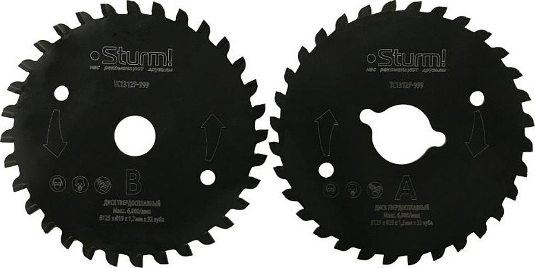 Пильный диск универсальный Sturm TC1312P-999 карбид вольфрама для TC1312P, 2шт. - изображение 3