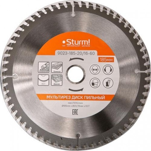 Пильный диск универсальный Sturm 9023-185-20/16-60 зубьев