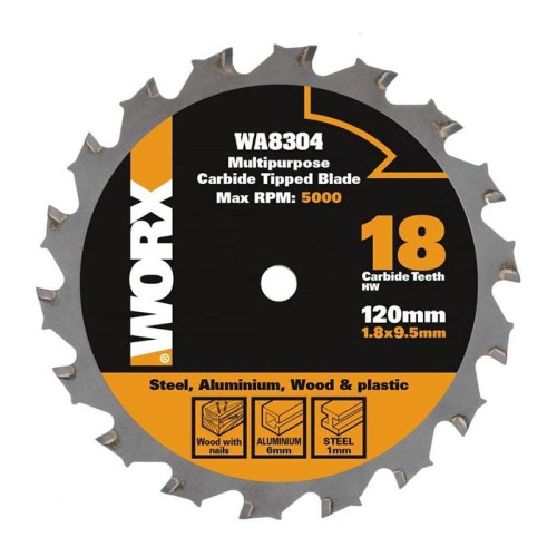 Пильный диск универсальный Worx WA8304 120х1,8х9,5 мм