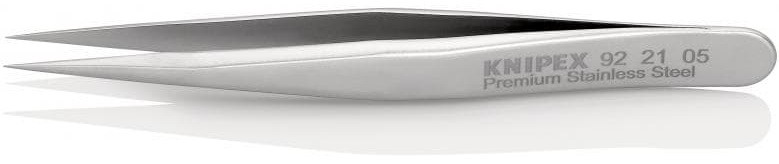 Пинцет KNIPEX KN-922105 прецизионный, 70 мм, гладкие прямые игловидные губ