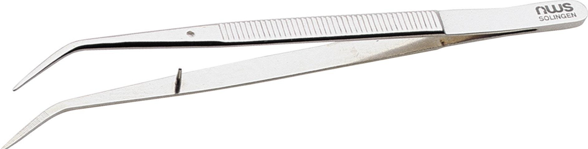Пинцет NWS 027G-160 изогнутый, 40°