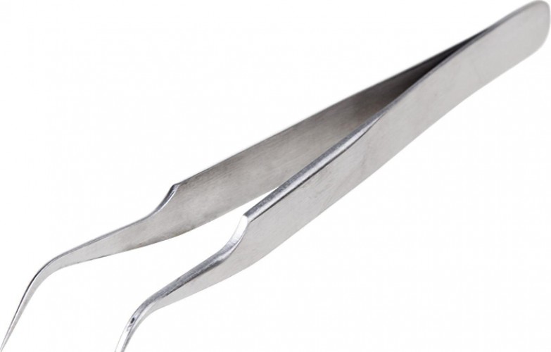 Пинцет REXANT 12-0378 изогнутый, узкий 125 мм (блистер)