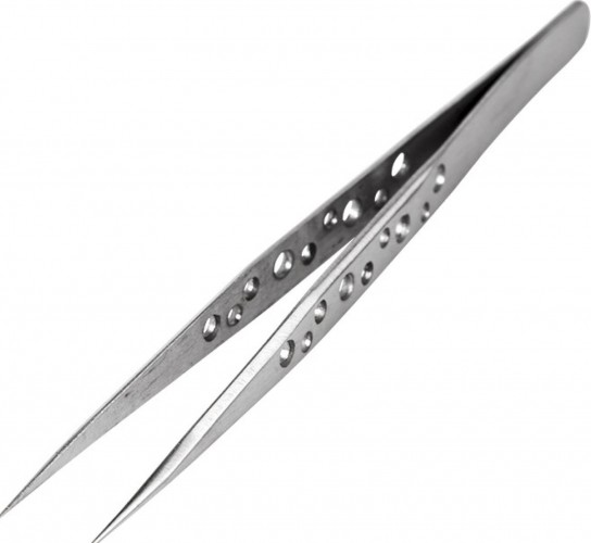 Пинцет REXANT Airy 140 мм прямой узкий (блистер) 12-0380