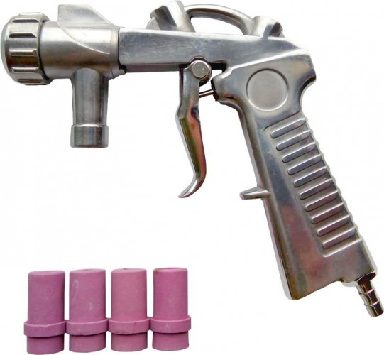 Пистолет 800.4 для пескоструйных камер СОРОКИН 10.5, 10.8 с комплектом форсунок, диаметр 4,5,6,7 мм 800.4